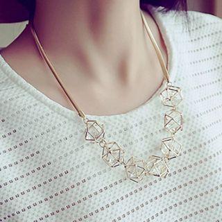 Geometric Segment Necklace