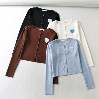 Heart Open Knit Top