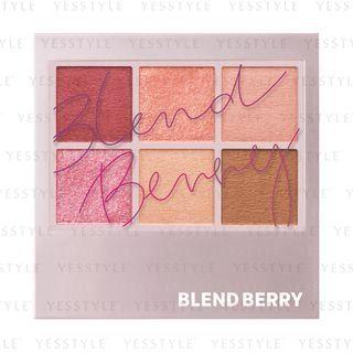 Kose - Blend Berry Eye Color Palette 102 Pomegranate & Sugaly Pink Limited Edition 6g