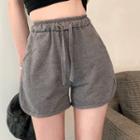 High Waist Piped Shorts