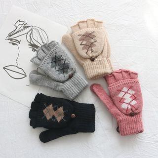 Knit Fingerless Mittens