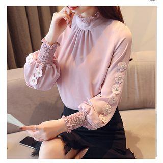 Flower Ruffle Blouse