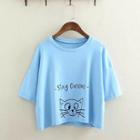 Cat Loose-fit Short-sleeve T-shirt