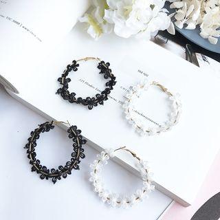 Lace Hoop Earring