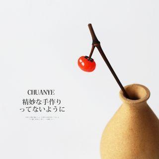 Fruit Alloy Hair Stick 01 - Orange - One Size