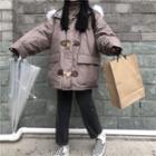 Padded Toggle Parka Gray - One Size