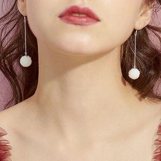 925 Sterling Silver Bobble Dangle Earring