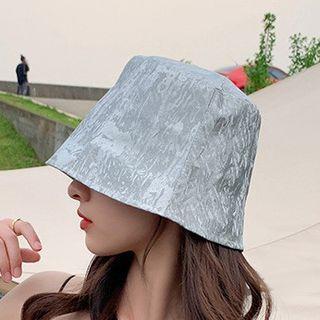 Plain Bucket Hat Light Blue - One Size