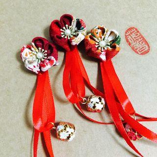 Fabric Floral Hair Pin