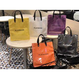 Pvc Panel Lettering Shopper Bag