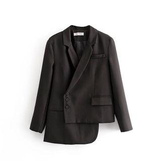 Single-breasted Asymmetric Blazer