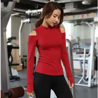 Cold-shoulder Sports Top