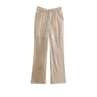 Sequin Loose Fit Pants