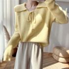 Collared Sweater Yellow - One Size