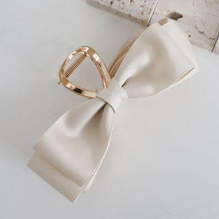 Bow Hair Claw Off-white - One Size