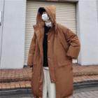 Padded Hood Long Jacket
