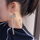 Alloy Chained Dangle Earring 1 Pair - As Shown In Figure - One Size