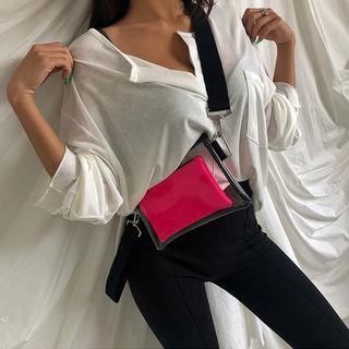 Clear Square Bag With Strap