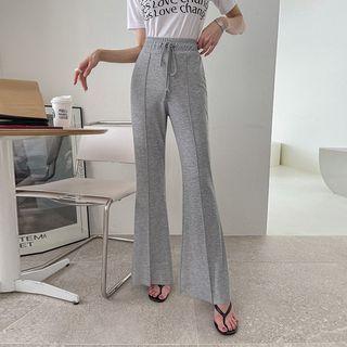 Seam-trim Bootcut Sweatpants