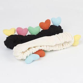Fabric Heart Face Wash Headband