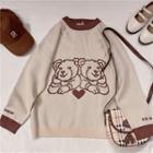 Bear Sweater Light Brown - One Size