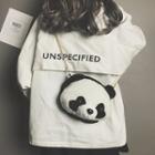 Stuffed Panda Crossbody Bag White - One Size