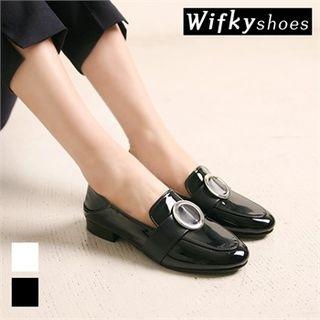 Metal Detail Patent Loafers