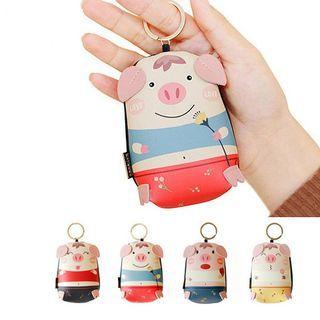 Cartoon Pig Zip Coin Purse