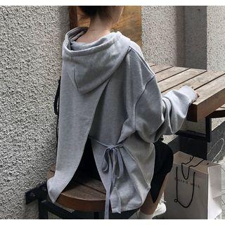 Slit Back Hoodie