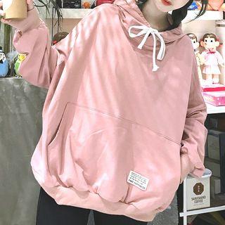 Applique Plain Hoodie