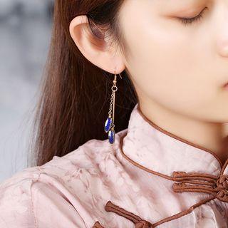 Cloisonne Fringed Earring