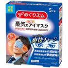 Kao - Megrhythm Steam Warm Eye Mask Relax & Go! (mint) 5 Pcs