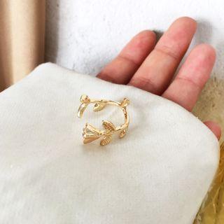 Rose Open Ring Gold - One Size
