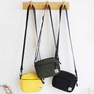 Smiley Face Print Lightweight Crossbody Bag