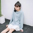 Color Panel Pullover Dress