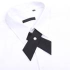 Criss Cross Bow Tie Black - One Size