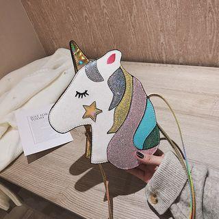 Unicorn Faux Leather Crossbody Bag