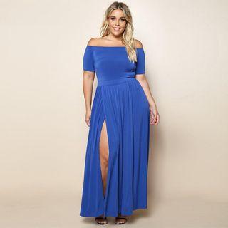 Waist-tied Slit-side Wide-leg Pants