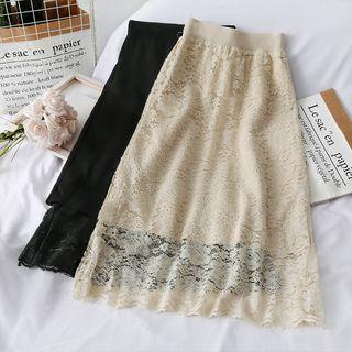 Reversible High-waist A-line Skirt