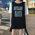 Short Sleeve Round Neck Mock Two Piece T-shirt