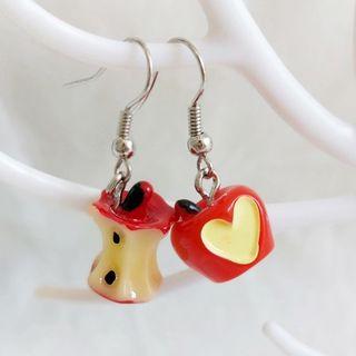 Apple Non-matching Drop Earring