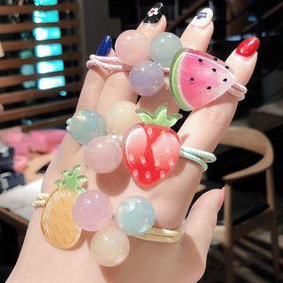 Fruit & Bead Hair Tie