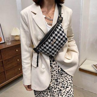 Houndstooth Belt Bag