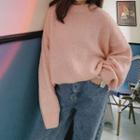 Pink Loose-fit Sweater Pink - One Size