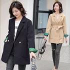 Double-breasted Buckled Blazer