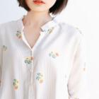 Floral Print Striped Short Sleeve Shirt