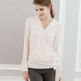 Tie-hem Wrapped Top