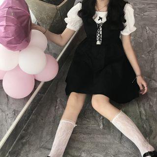 Puff-sleeve Top / Sleeveless Dress