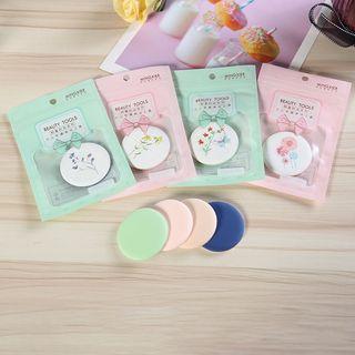Floral Print Powder Puff As Shown In Figure - One Size