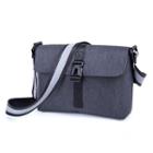 Nylon Waterproof Crossbody Bag Gray - One Size
